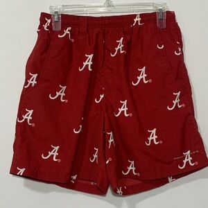 Columbia Men's Red University of Alabama Shorts/Swimwear
